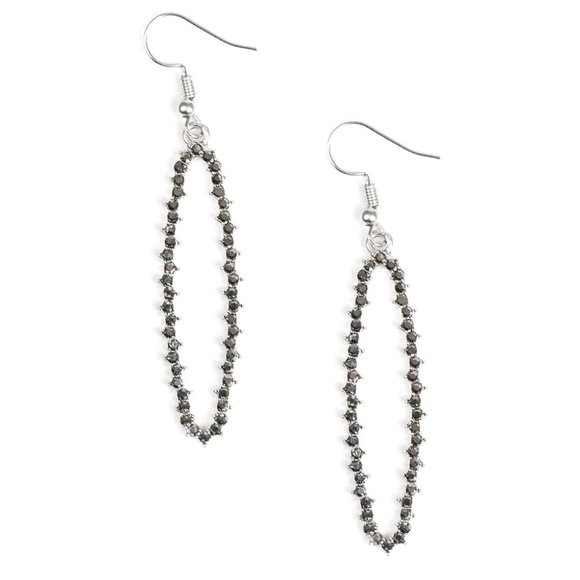 A Little GLOW-mance - Silver Earrings